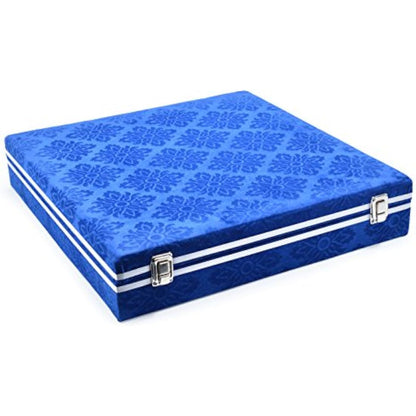 British Fossils 15" Himalayan Marble Chess Set - Fossilstone & Black Marble