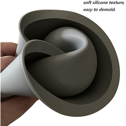 Osilifen Big Round Silicone Planter Mold, 7 Inch Large Round Concrete Molds for Cylinder Flower Pot Making, DIY Handcraft
