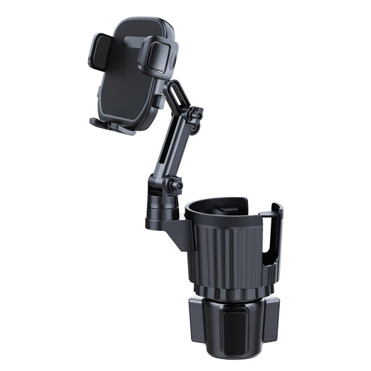 Elecphbo Cup Holder Phone Mount for Car, 2 in 1 Cell P Car Mount 360 Rotation Cup Holder Expander for Stanley 10-40oz Drink Bottles, Mugs and Phone