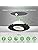 ALUSSO LIGHTING LED Downlights for Ceiling 6W 540lm, Ø75mm Black Swivel Spotlights, Dimmable 3CCT Warm White 3000K Neutral White 4000K Cool White 6500K, for Kitchen Living Bedroom, 6Pack