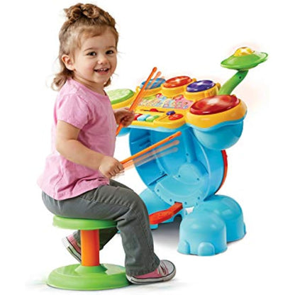 VTech – 196705 – Jungle Rock – Elephant Drum Set(French Version)