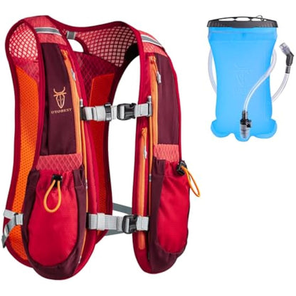 UTOBEST Running Vest Running Backpacks Lightweight Functional Hydration Pack 5L, with 1.5L Hydration Bladder