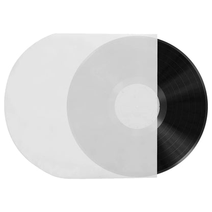 100Pcs Inner Record Sleeves, 7x 7 Inch Anti Static Plastic Clear Record Inner Sleeves, Record Album Covers Protective Sleeve