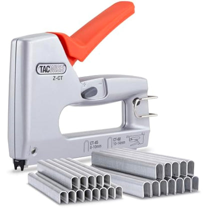 Tacwise 1763 Z-CT Heavy Duty Duo Metal Cable Tacker with 4000 Staples, Uses CT-45 and CT-60 Staples