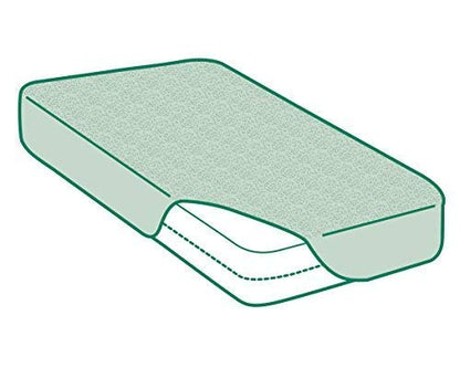 Savel - Mattress Cover 80x190/200 cm Small Single Size | Aloe Vera | Waterproof Mattress Protector - White