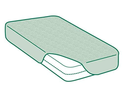Savel - Mattress Cover (180x190/200 cm) Super King Single Size | Aloe Vera | Waterproof Mattress Protector - White