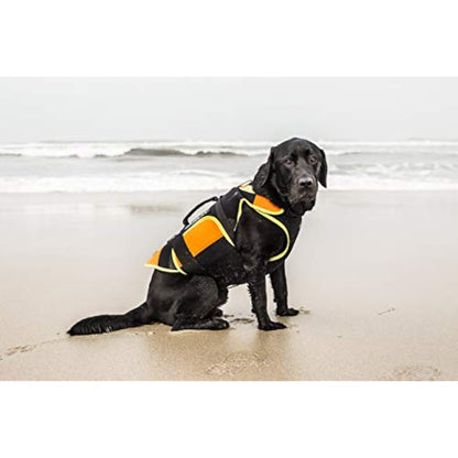 JULIUS-K9 IDC Multifunctional 3in1 Dog Vest, Size: L, Black and UV Orange