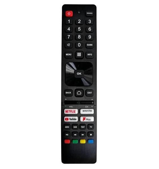 XINFUTE New SHW/RMC/0137N fit for Sharp Aquos Smart Android TV Remote Control T-C32FH2KF2AB