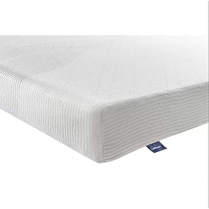 Silentnight 3 Zone Memory Foam Rolled Mattress Made in the UK Medium Single, White
