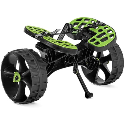 C-Tug Kayak and Canoe Trolley with Sandhopper Wheels, Green
