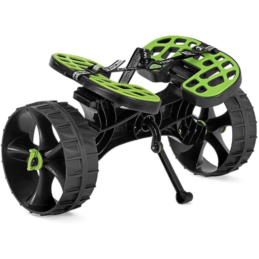 C-Tug Kayak and Canoe Trolley with Sandhopper Wheels, Green