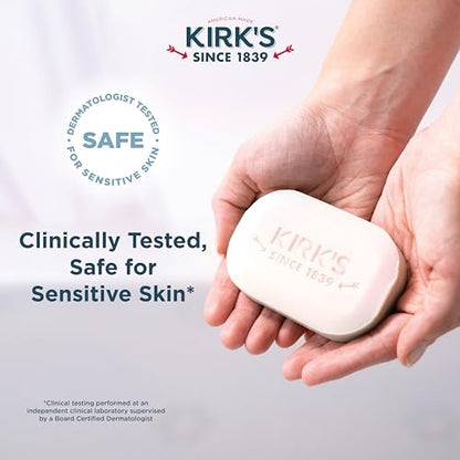 Kirk's Fragrance Free Castile Bar Soap (3 Pack)