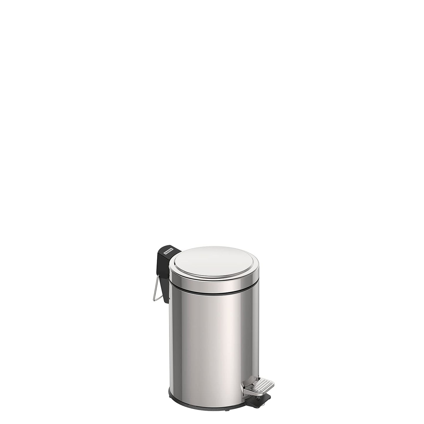 Tramontina 3L Pedal Bin Stainless Steel Bathroom Bin with Lid, 17 cm Diameter x 27 cm Height, 94538103