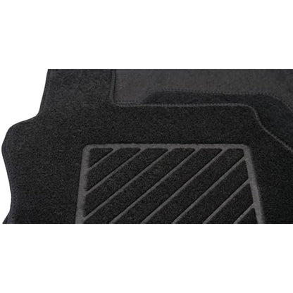 Carsio Carpet Boot Liner Mat For MG HS 2019 to 2023 Tailored Fit Floor Mat Set Complete Accessory Black Custom Fitted - All Weather, Anti-Slip Backing & Black Trim