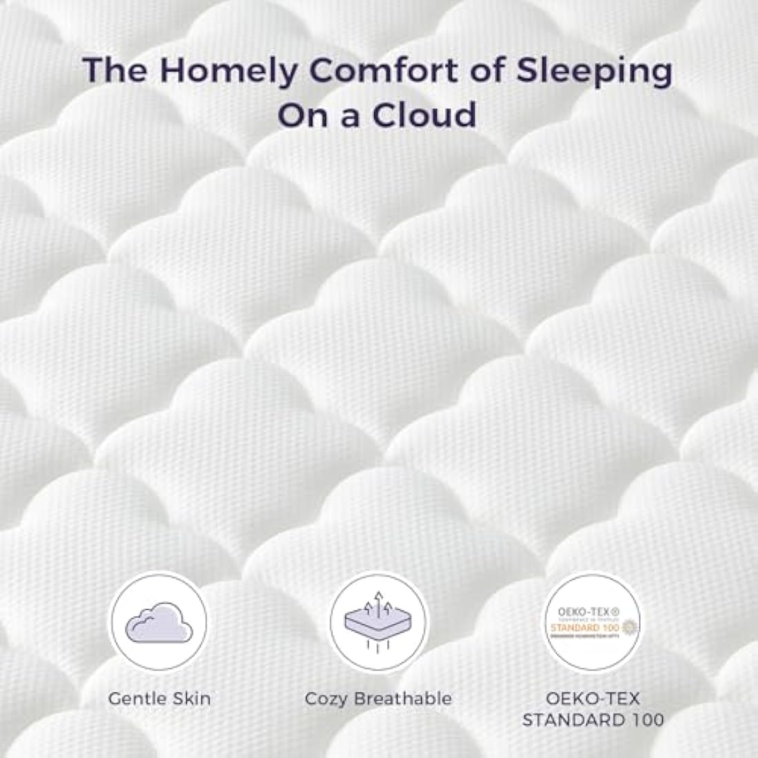 Resspry Single Mattress 3FT, 12 Inch Memory Foam Sprung Hybrid Mattress, 9-Zone Personalized Support for All Sleepers, Medium Firm Puffy Collection, 100 Night Home Trial