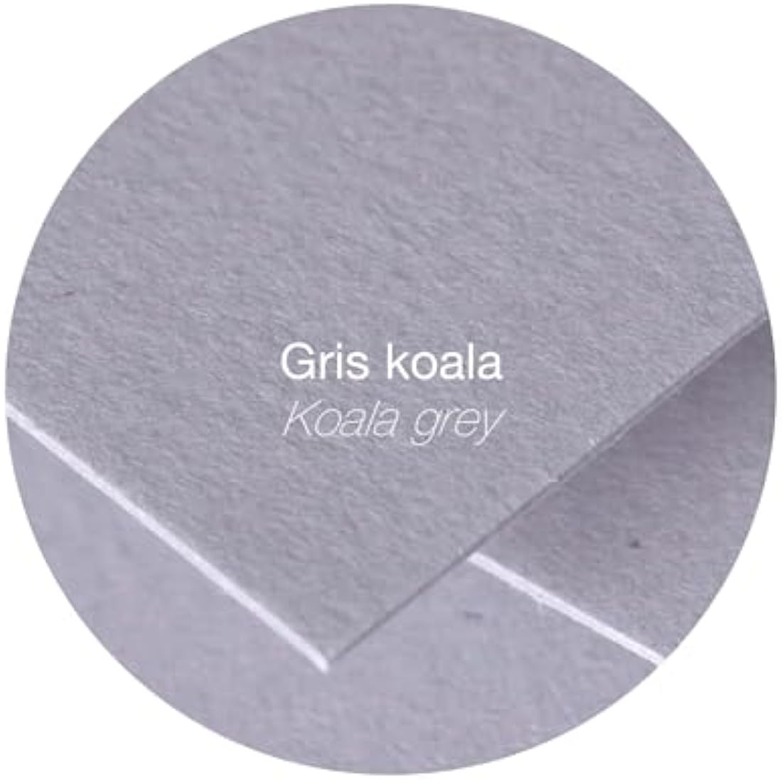 Clairefontaine - Ref 55321C - Pollen Adhesive Envelopes (Pack of 20) - 90 x 140mm Sized, 120gsm Paper, Printer-Compatible, Acid Free, Adhesive Strip for Easy Seal - Koala Grey