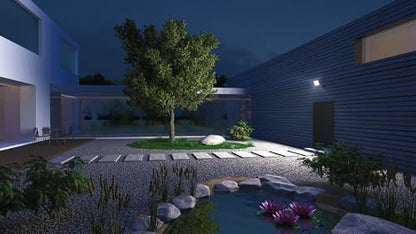 Steinel LED Outdoor Floodlight XLED ONE XL S Anthracite, 180° Motion Detector, 42.6 W, 4200 lm, Warm White, Aluminium