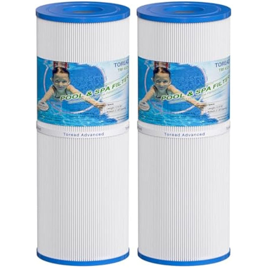 TOREAD Spa Filter for Hot Tubs Replacement for Pleatco PRB25-IN Unicel C-4326 FC-2375, 25 sq ft, Pentair R173434, Waterway 817-5000, Dynamic RDC-25, 5 x 13 Spa Filter, 2 Cartridge