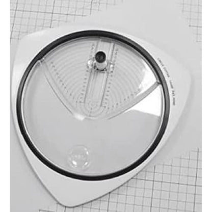 Rayher Circle Cutter for Crafting with 3 Replacement Blades, Paper Trimmer for Circles with a Diameter of 2.6–15 cm