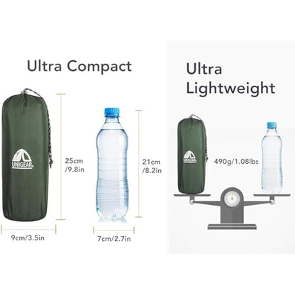 Unigear Ultralight Inflatable Sleeping Pad, Compact Air Camping Mat,Lightweight Camping Mattress for Backpacking, Hiking and Traveling