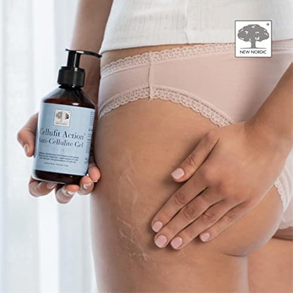New Nordic Cellufit Action Anti-Cellulite Gel - Reduce Cellulite Appearance & Enhance Skin Elasticity & Smoothness - 250ml