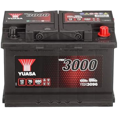Yuasa YBX3096 12V 76Ah 680CCA Sealed Maintenance Free Car Battery