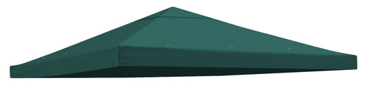 BenefitUSA Replacement Gazebo Canopy Top Patio Pavilion Cover Sunshade Polyester Single Tier, Green