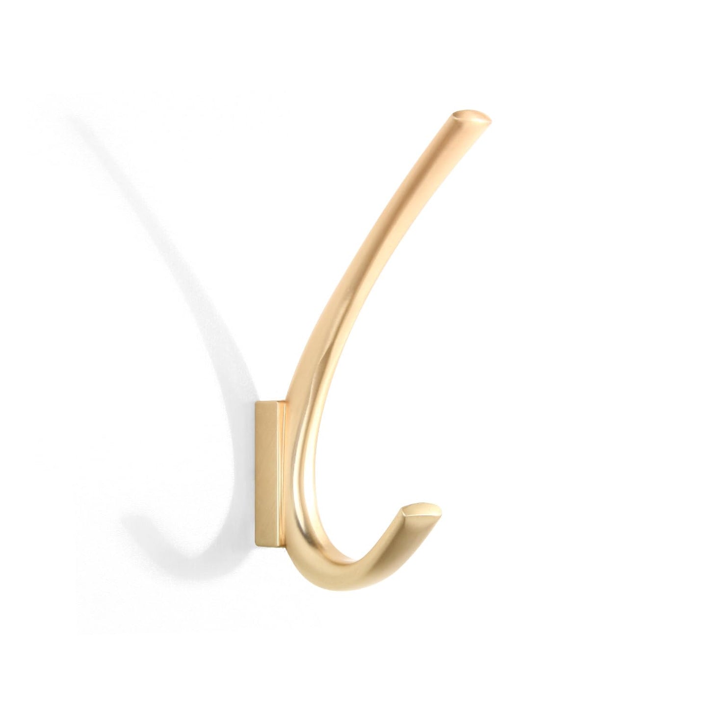 SARIHOSY Clothes Hook, Used for Single Layer Towel Bathroom Bedroom Classroom Kitchen, Golden 5-Piece Set Magnetic Towel Hooks for Back of Door