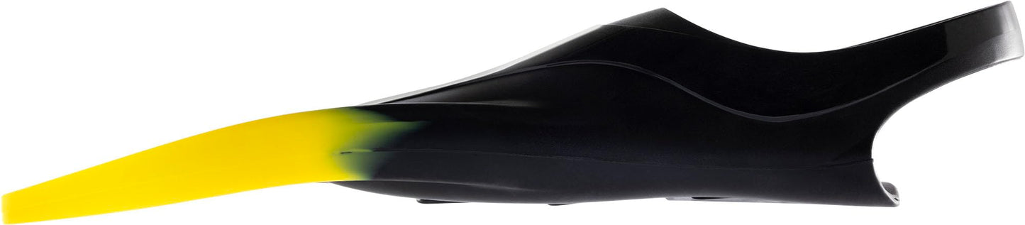 CRESSI Adult Swim Fins - Flexible Silicone for Comfortable and Durable Use, Black/Yellow, 40/43 - Pura: Designed in Italy