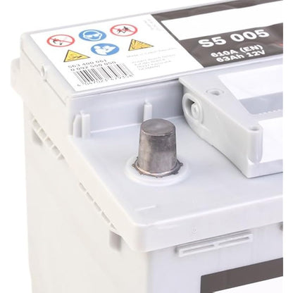 Bosch S5005 - car battery - 63A/h - 610A - lead-acid technology - for vehicles without Start/Stop system - Type 027