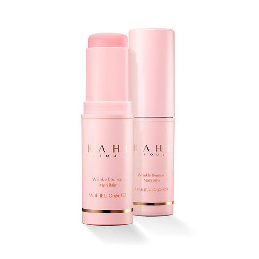 KAHI Wrinkle Bounce Multi Balm Stick | PDRN Collagen Wrinkle Stick | Korean Skin Care |All-in-One Hydrating Lip Balm Eye Cream Neck Cream Make Up Base