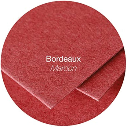 Clairefontaine - Ref 5880C - Pollen Envelopes (Pack of 20) - 75 x 100mm Sized, 120gsm Paper, Gummed Seal, Inkjet & Laser Printer Compatible, Acid Free - Maroon