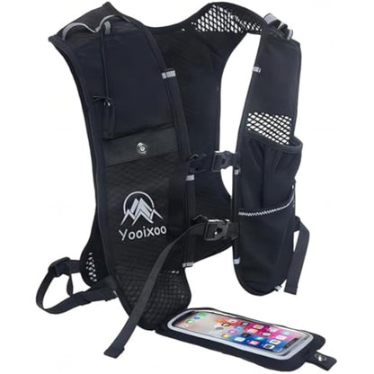 Running Vest for Women Men, Running Backpack Lightweight Hydration Pack With Touch Screen Phone Bag for Hiking Trail Cycling Race Marathon Essentials