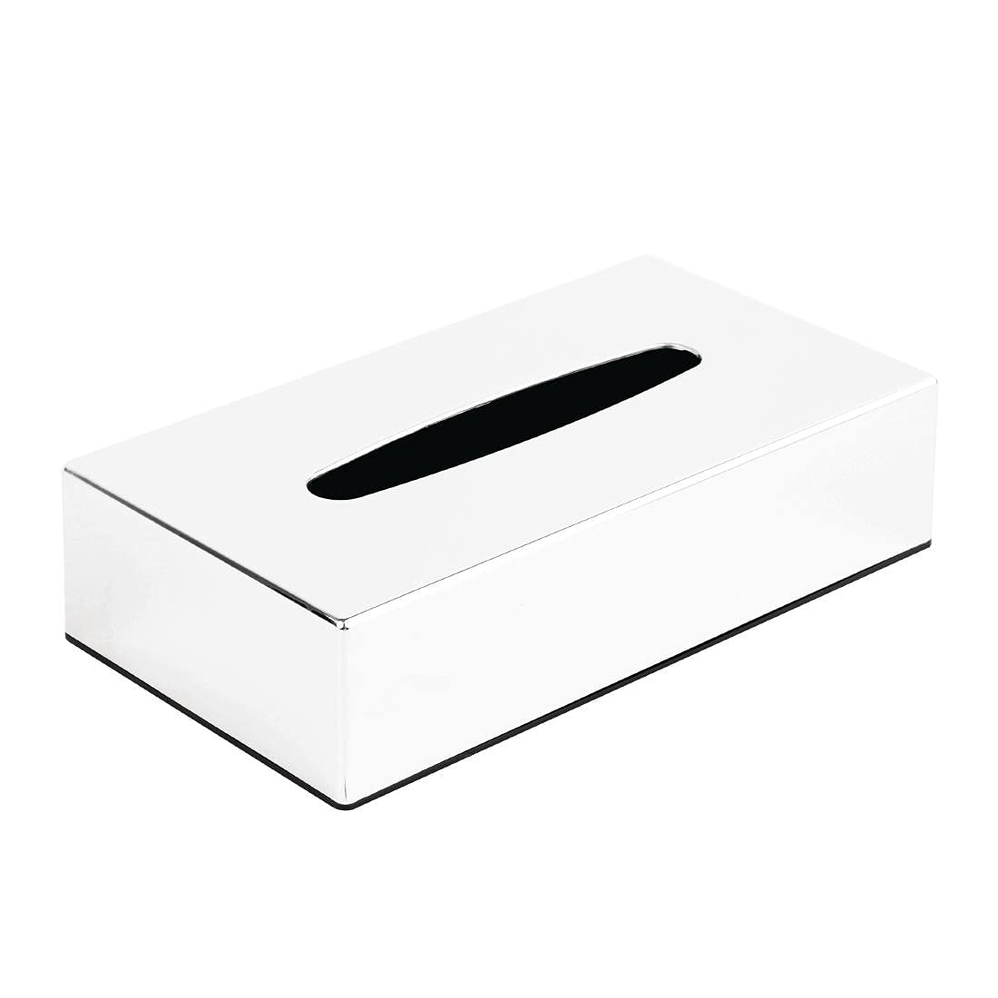 Bolero Chrome Rectangular Tissue Holder Chrome with New Useful Features