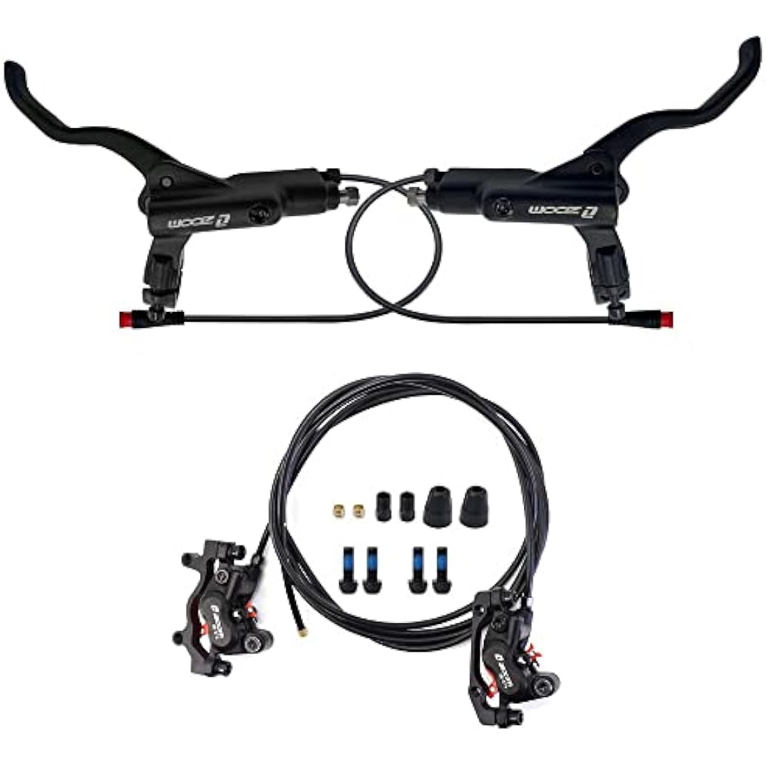 NYK ZOOM HB-876-E MTB 4 Piston Hydraulic Disc Brake E- Bike Power Off Oil Brakes