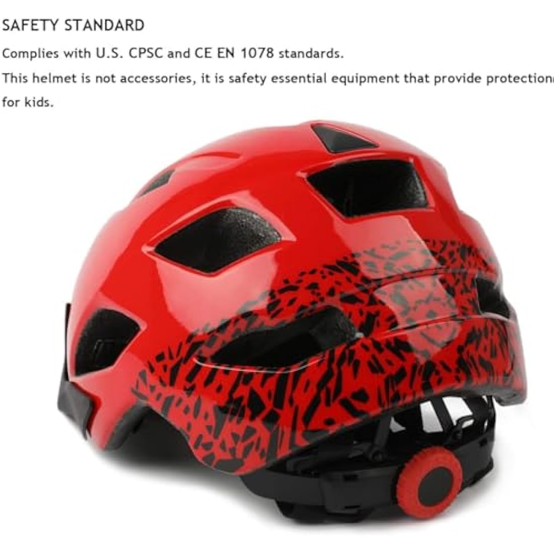 Kids Helmet, Exclusky Kids Bike Helmet Child Boys Girls Bike Helmet Age 5-13 Adjustable Bicycle Scooter Skating Cycle Helmet 50-57cm