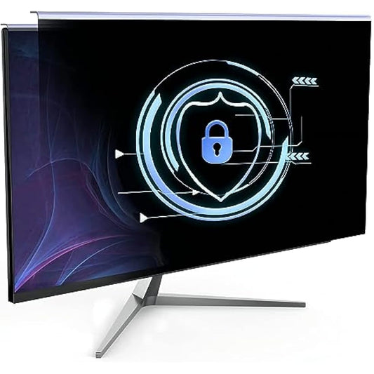 DEJIMAX 24 inch 16:9 Computer Monitor Privacy Filter, Hanging Anti-blue Light Filter for Computers/Desktops Privacy Protection, Universal Screen Protection (23.6, 23.8, 24 inch) for Monitor, 24"