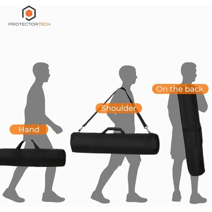 ProtectorTech HD Carry Bag for Metal Detector or Microphone/Speaker Stand (125 cm / 49.2" Long)