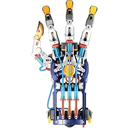 CONSTRUCT & CREATE Hydraulic Cyborg Hand DIY STEM Build Your Own Project Kit Set