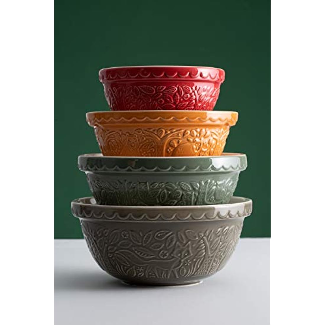 Mason Cash in The Forest Size 12 Grey Mixing Bowl 29cm