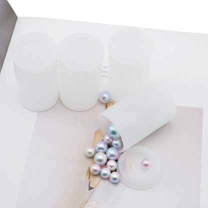 DBOO 35mm Film Canisters Pack of 30 Tight Sealing Lids White Plastic Film Canister Holder Empty Camera Reel Containers for Storing Small Accessories