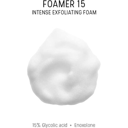 Dermaceutic Foamer 15 - Gentle foaming cleanser - Brightening face wash - Exfoliating cleanser for a clear and bright complexion - 100ml