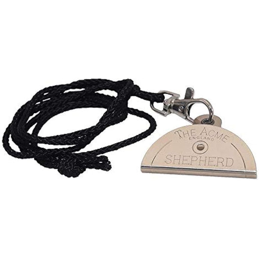 Acme number 575 Shepherd Metal Tongue Whistle with Free Whistle Band Ideal for Dog Training