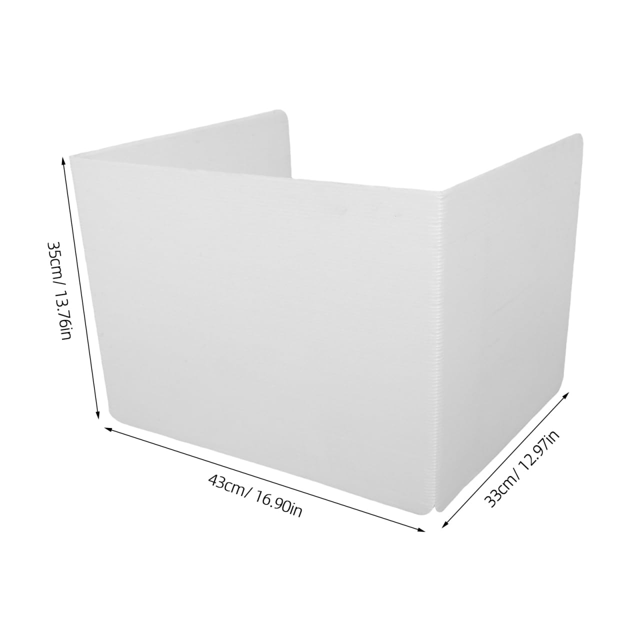 Angoily Desk Privacy Shield for Students Foldable Trifold Folder Reusable Classroom Desk Divider Panel for Exams Study Carrel Privacy Screen for