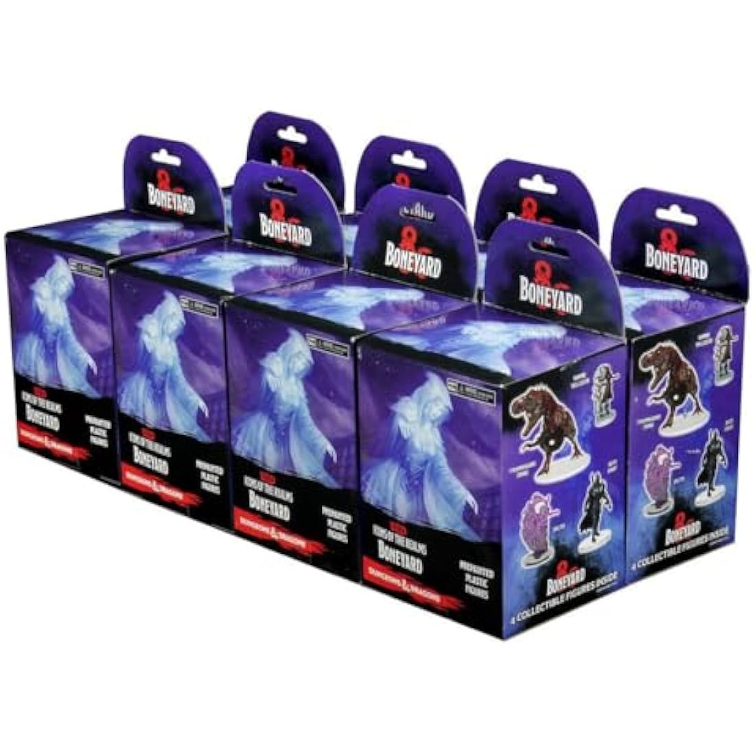 WizKids Dungeons and Dragons Icons of the Realms - Boneyard 8ct Brick (Set 18), DnD Miniatures