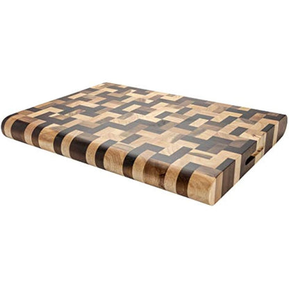 Rockingham Forge Multi-Wood Rectangular Chopping Boards, 40 x 30 cm