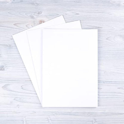 TRIPLE PRIO A4 C4 White Peel and Seal Pocket Envelopes 229 x 324 mm - Secure Self Seal No Window Design - Pack of (100)