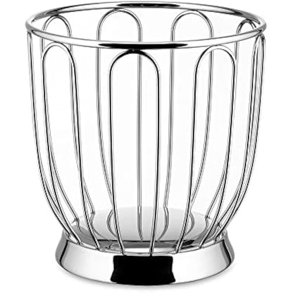 Alessi 370/19 - Design Wire-Worked Citrus Fruit Holder, 18/10 Stainless Steel, 19 cm