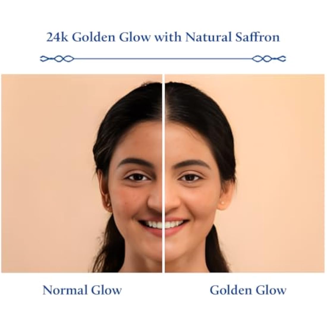Blue Nectar 24k Gold Serum for Glowing Skin | Natural Kumkumadi Oil Serum for Face Infused with 24K Gold | Ayurvedic Face Serum for Skin Brightening and Skin Firming (24 Herbs, 10ml)