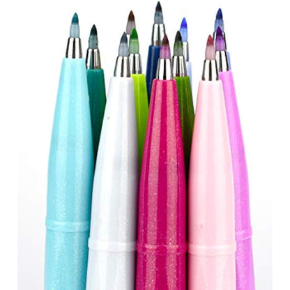 Pentel Brush Sign Pen SES15C - Brush Nib - Fibre Tip - Full Range Set - 24 Pens